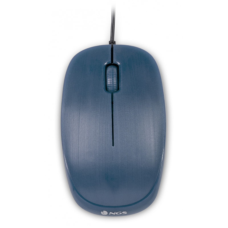 NGS RATO COM FIO 1000DPI SCROLL FLAME AZUL